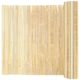 Vevor Sichtschutz aus 100% Natürlichem Bambus, 4,8 x 1,8 m, Dekoratives Sichtschutzpaneel für Garten, Hinterhof, Balkon, Terrasse, Poolseite