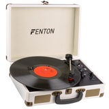 Fenton RP115G Audio-Plattenspieler mit Riemenantrieb Messing, Cremefarben