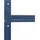 shelfplaza Schwerlastregal Metall 100x80x60 cm blau 4 Böden 175 kg Traglast pro Boden