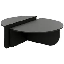 vente-unique Couchtisch Schwarz Holz 90 x 30 cm