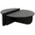 vente-unique Couchtisch Schwarz Holz 90 x 30 cm