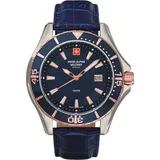 Swiss Alpine Military Diver Leder 44 mm 7040.1555