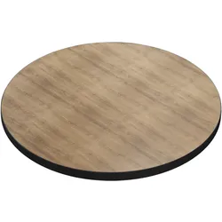 Bistro Tischplatte | Ø 70 cm | Eiche | Gastro Tischplatte