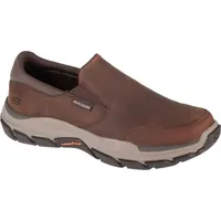 SKECHERS Slipper Slipper Leder - CALUM«, braun