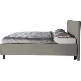 Alina Polsterbett ALINA "Pepe", grau (grau tls 39), B:147cm H:102cm L:212cm, Kunstleder TLS (100% Polyester), Betten, Polsterbett, wahlweise mit Matratze und Lattenrost, in diversen Ausführungen