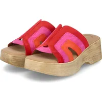 Gabor Pantolette, Keilabsatz, Sommerschuh, Best Fitting für eine komfortable Passform, bunt