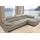 Cotta Ecksofa COTTA "Solution L-Form", beige (sand), B:270cm H:73cm T:167cm, Sofas, Ecksofa, mit Arm- & Kopfteilverstellung, wahlweise mit Bettfunktion