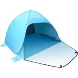 Purebox Pop Up Strandmuschel UV-Schutz 50+ 2-4 Personen Azure