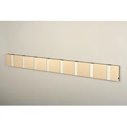 LoCa Knax 8 Wandgarderobe kaffee, Haken grau