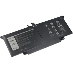AccuCell Akku passend für Dell Latitude 7310, 7410, Li-Polymer, 11,4V, 3420mAh, 39Wh