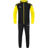 Jako Performance Trainingsanzug Polyester mit Kapuze Kinder 808 schwarz/soft yellow 152