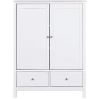 Interlink Kommode Chilly 90 x 40 x 80 cm Kiefer massiv weiß