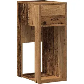vidaXL Computerschrank mit Schublade Altholz-Optik 30x44x74 cm