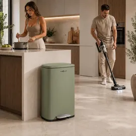 MAXCRAFT Treteimer 50 l Grün