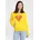 Kapuzensweatshirt Gelb M
