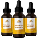 Wurmsan Balance Öl | natürliche Wurmkur ohne Chemie für Hunde und Katzen 3x50 ml