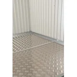 Biohort Bodenplatte für Gerätehaus Neo 1A 157,5 x 157,5 cm Silber