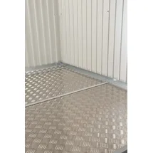 Biohort Bodenplatte für Gerätehaus Neo 1A 157,5 x 157,5 cm Silber
