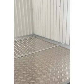 Biohort Bodenplatte für Gerätehaus Neo 1A 157,5 x 157,5 cm Silber