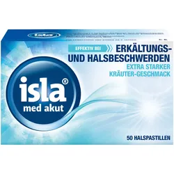 isla med akut Halspastillen bei Halsschmerzen und Erkältung