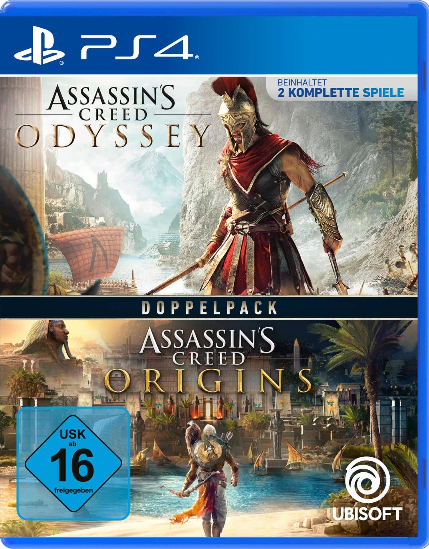 Assassins Creed Odyssey + Origins Doppelpack (PlayStation 4)