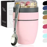 Wunschproducts Milu Müsli-Becher-Set 400ml - pink