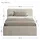 home collective Polsterbett 140 x 200 cm Hellbeige