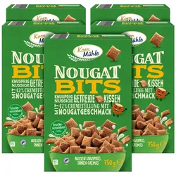 Kornmühle Nougat Bits 750 g, 5er Pack