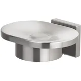 Spirella Seifenschale Nyo-Steel Brushed mit Wandhalterung