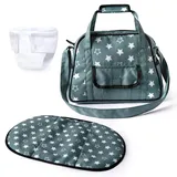 Bayer Puppenwickeltasche für Puppen Nordisches Grün 69058AA