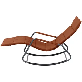 Siena Garden Aliano Schaukelliege 143 x 57 x 81 cm Rot
