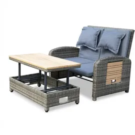 Greemotion Bahia Set 7-tlg. Grau/Braun