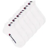 Champion 6 Paar Champion Quarter Socken Gr. 35 - 46 Unisex Sneaker Kurzsocken weiß 43/46