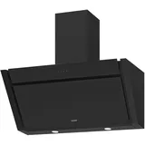 Oranier Kopffrei Wandhaube Umluft 90cm schwarz schräge Dunstabzugshaube MEBA90S2
