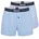 Pyjama-Shorts Blau S 48