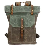 Cool&D Wasserdichte Canvas Rucksack Laptop Ruccksack Umhängetasche Vintage Tasche Schulrucksack Freizeit Rucksack - Einheitsgröße