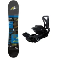 F2 Set Herren Snowboard Reverse Blue 147cm mit Bindung