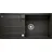 links Flächenbündig schwarz Handbetätigung 990 x 490 mm