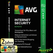 AVG Internet Security 2025 10 Geräte 2 Jahre DE Win Mac Android iOS