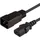 PremiumCord kpsb2 Kaltgerätekabel 2m, Netzadapterkabel IEC 320, Buchse auf Stecker, IEC 320 C13 auf C20, Stromkabel für 230V 10A, Farbe schwarz
