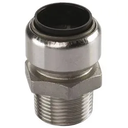 Edelstahl Steckfitting Tectite Übergangsverschraubung Außengewinde 28 mm - 3/4