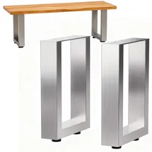 DanDiBo Ambiente Bankgestell Edelstahl 43 x 30 cm