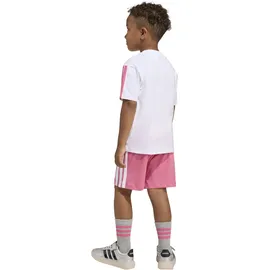 adidas Kinder Set LK 3S T-SET 160 KC6147 122 - White/Pink Fusion - 122