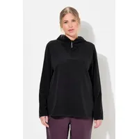 Ulla Popken Sweatshirt in schwarz | Gr.: 58-60