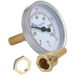 Lantelme Grillthermometer »120 Grad Räucherthermometer«, Edelstahl 6,5cm Anzeige