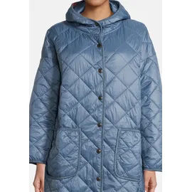 salzhaut Steppmantel HUSNA in Petrol | Türkis - XS