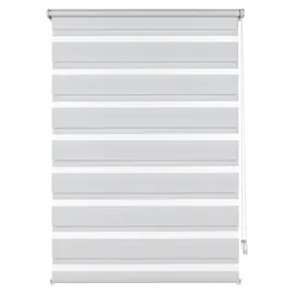GARDINIA Doppelrollo Easyfix 100 x 150 cm Weiß