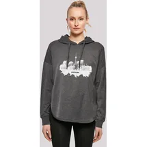 F4NT4STIC Kapuzenpullover Cities Collection - Berlin Skyline Grau XL