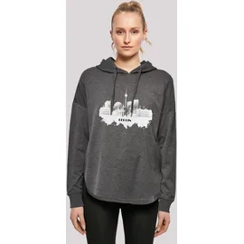 F4NT4STIC Kapuzenpullover Cities Collection - Berlin Skyline Grau XL