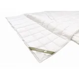 Betten Hofmann Premium Sommer Daunenbett 14x14, 200x220 Daunendecke 100% Daunen superleicht - Weiß